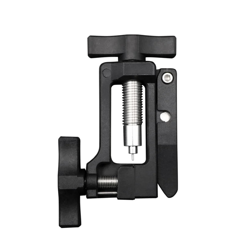 Black hydraulic brake hose installation tool