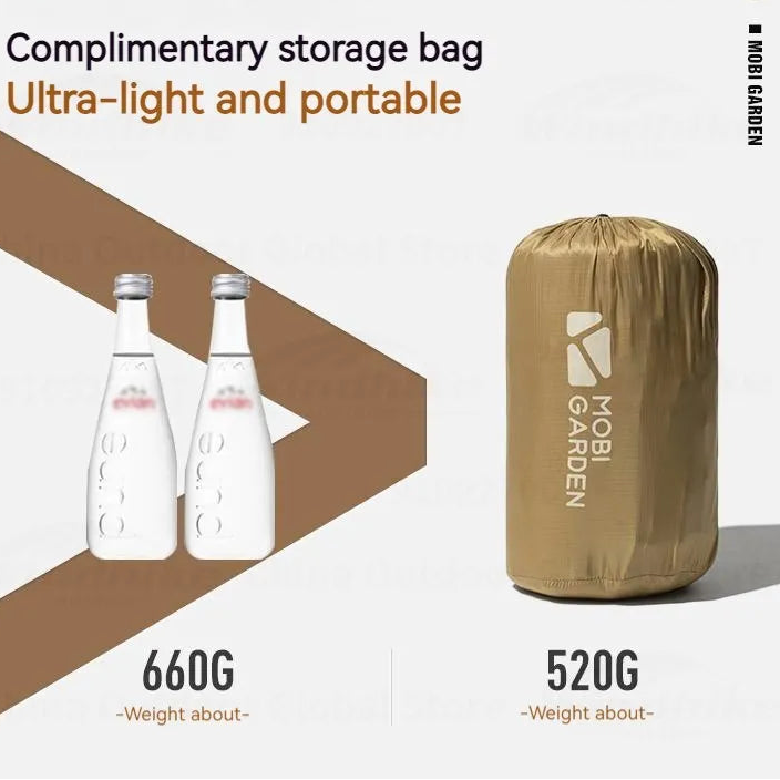 Insulated blanket packed into compression storage bag