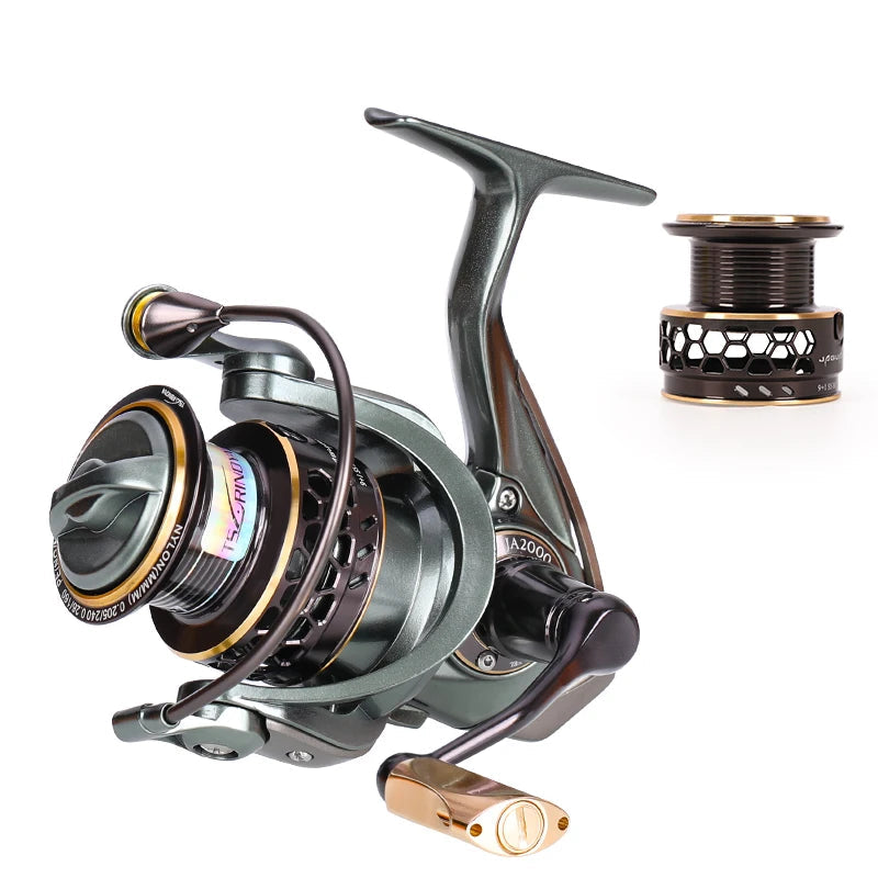 JAGUAR spinning reel with CNC spool and 9+1 stainless steel bearings for smooth and precise performance