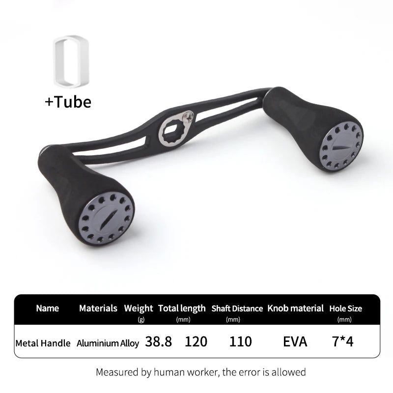 KAWA D001 grey EVA knob double handle with extra tube accessory showing durable shaft, balanced structure, and reinforced arm detail