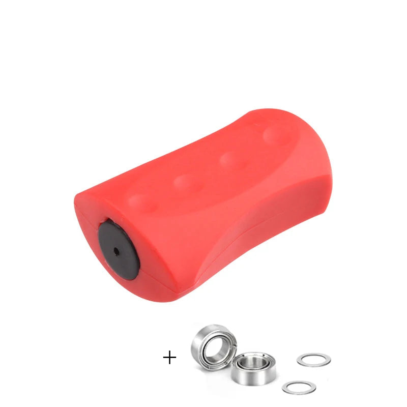 KAWA red aluminium handle grip replacement with included washers and installation parts for reel maintenance