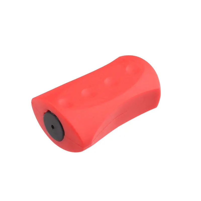 KAWA red aluminium handle grip replacement with anti-slip texture for reel tuning and part replacement