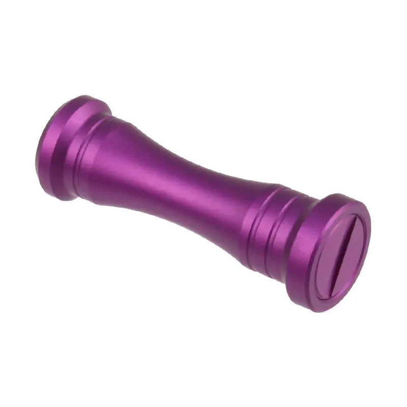 Purple KAWA aluminium reel stand for SHIMANO and DAIWA spinning reels, strong and lightweight accessory