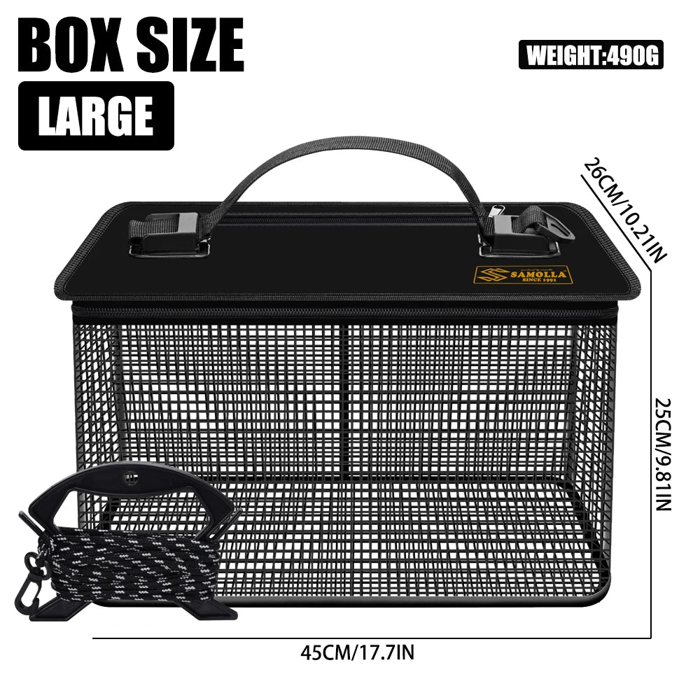 Large size live fish cage bucket