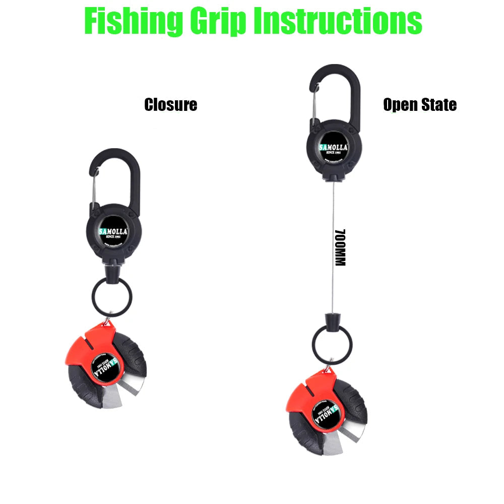 Multi purpose fishing line scissors for braid and mono line