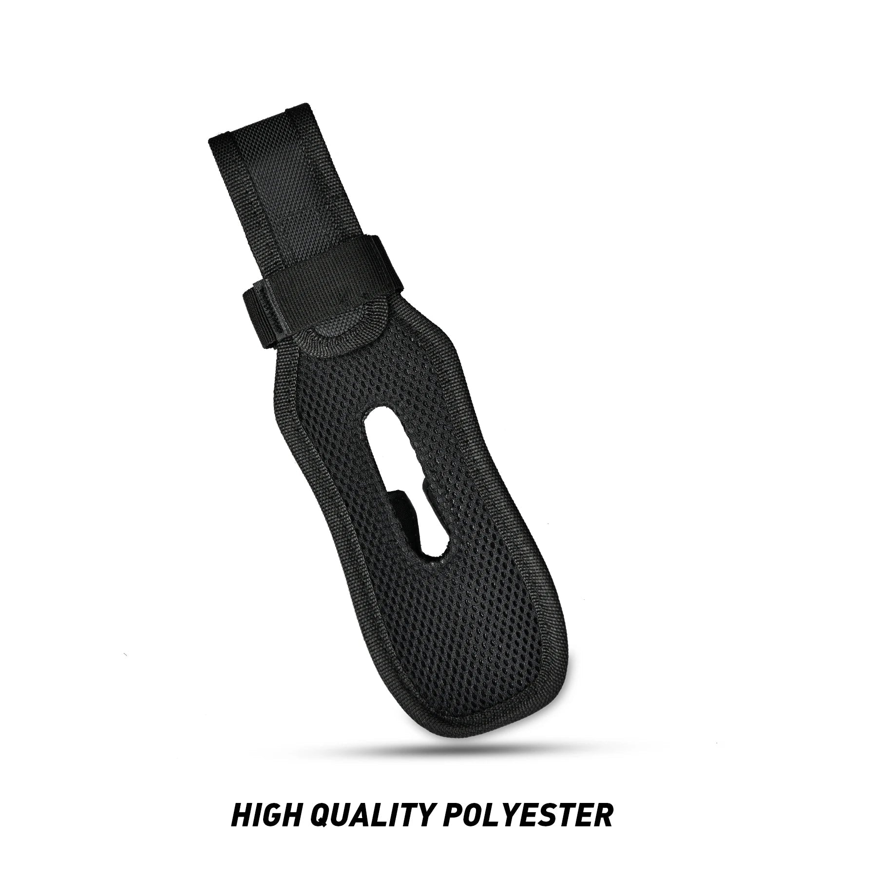 High-quality polyester BOOMS FISHING waist rod holder showing reinforced rod slot design