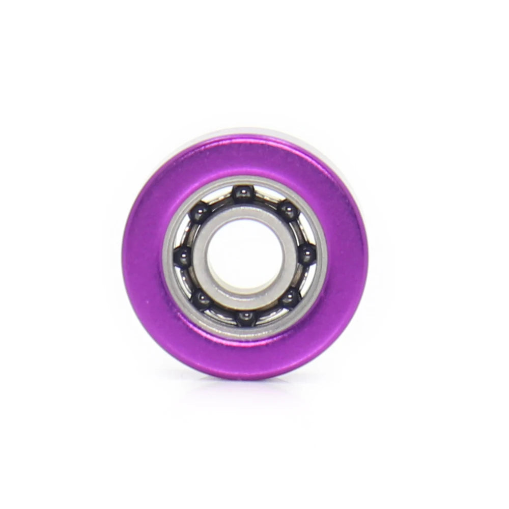 3×10×4 mm purple ceramic micro casting bearing ABEC-7 with stainless-steel rings for spinning reels