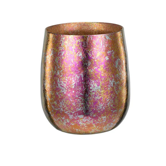 Purple titanium cup upright product display