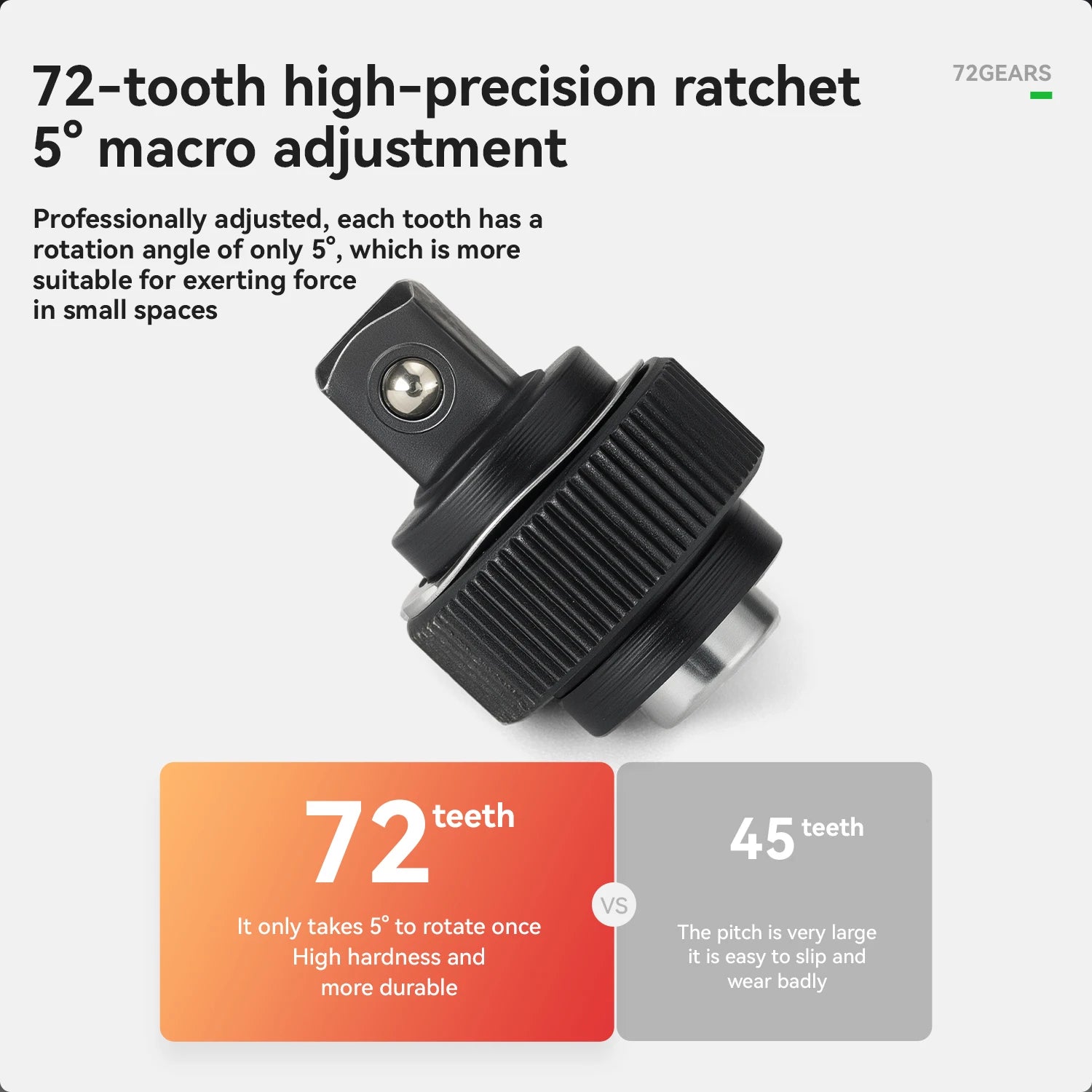 ROCKBROS 72 tooth precision ratchet mechanism close up