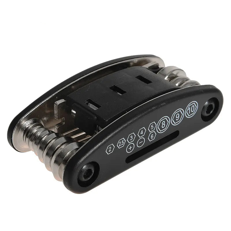 ROCKBROS bicycle multi-tool closed showing compact folded design