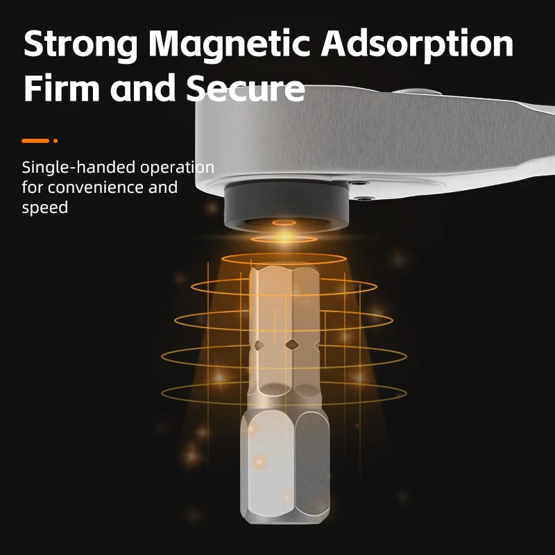 ROCKBROS magnetic bit holder showing strong secure bit retention