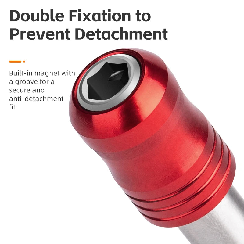 ROCKBROS ratchet wrench double fixation design to prevent bit detachment