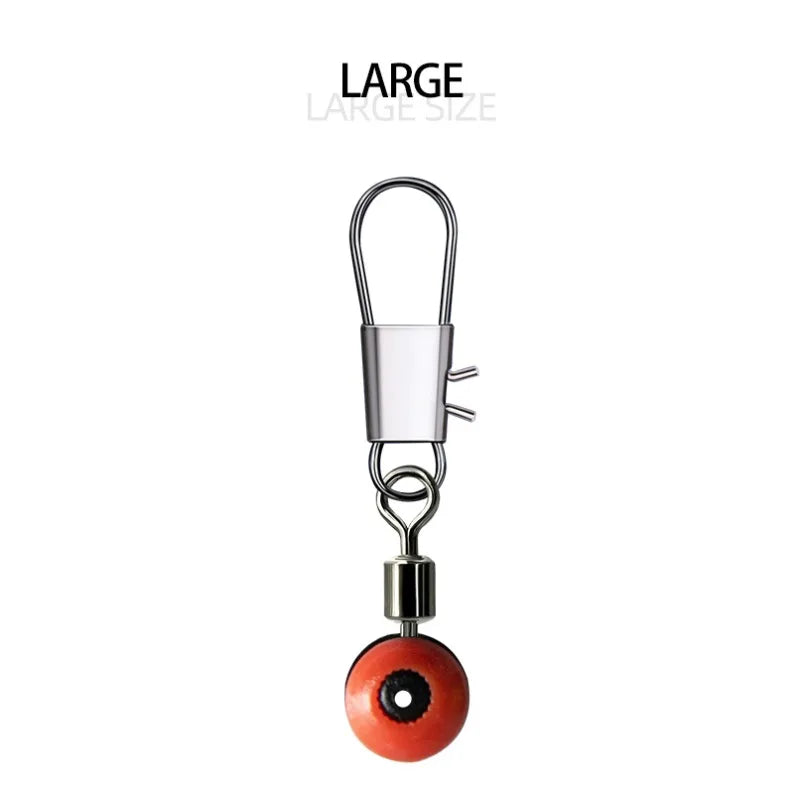 Large 3.5 cm sinker slide clip with interlock snap