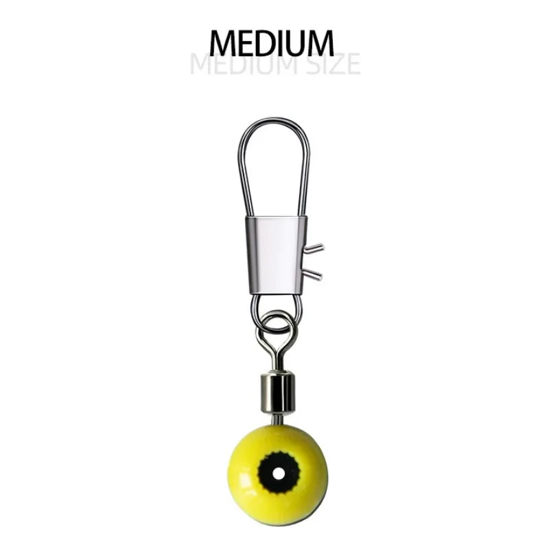 Medium 3.2 cm sinker slide clip with rolling swivel