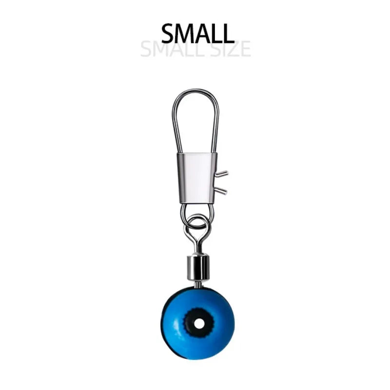 Small 3 cm sinker slide clip with coloured bead