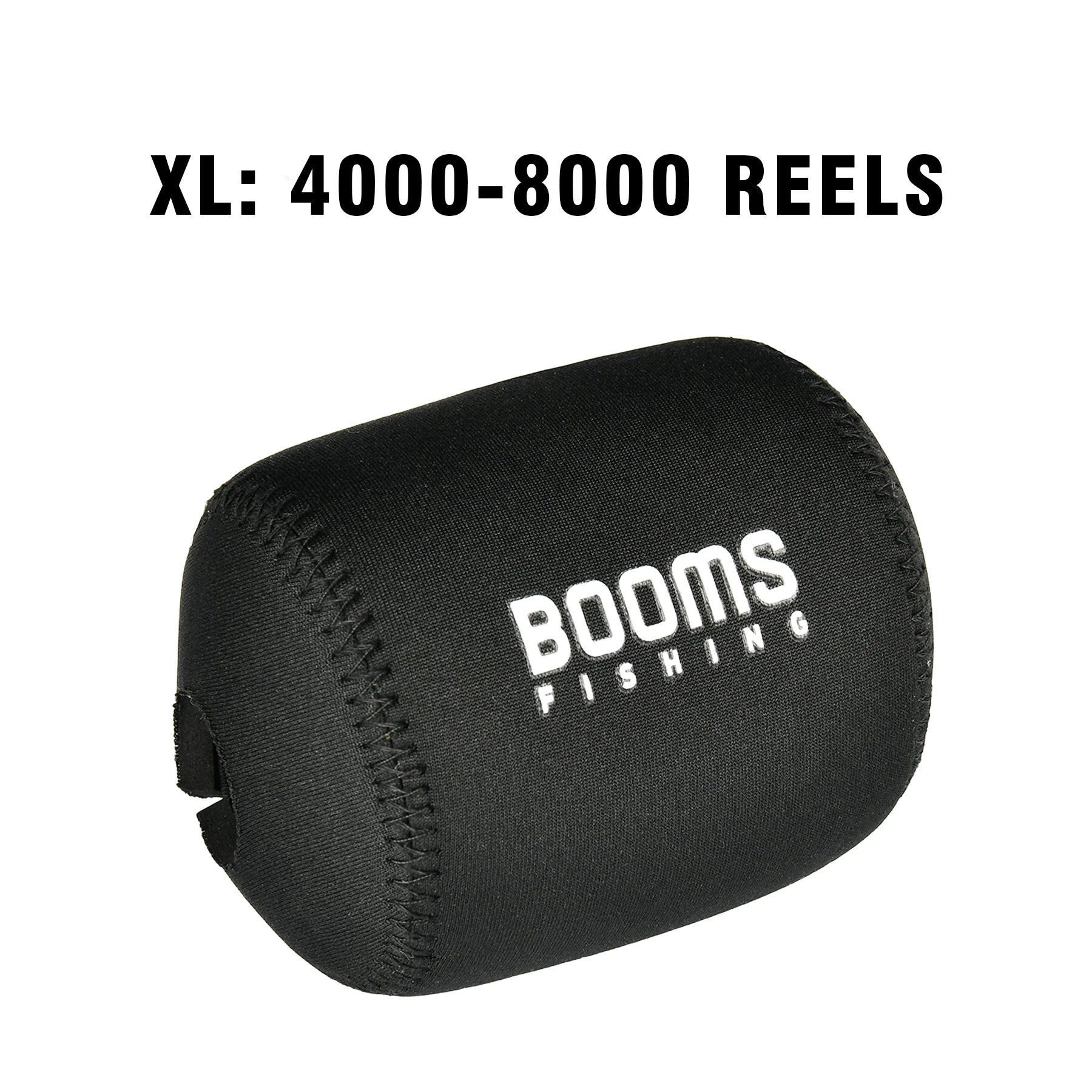 XL Black neoprene reel covers designed to protect baitcasting reels.
