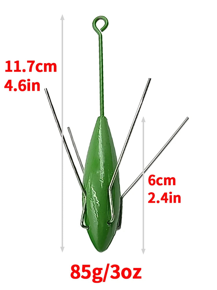 85 g 3 oz Sputnik surf sinker dimensions