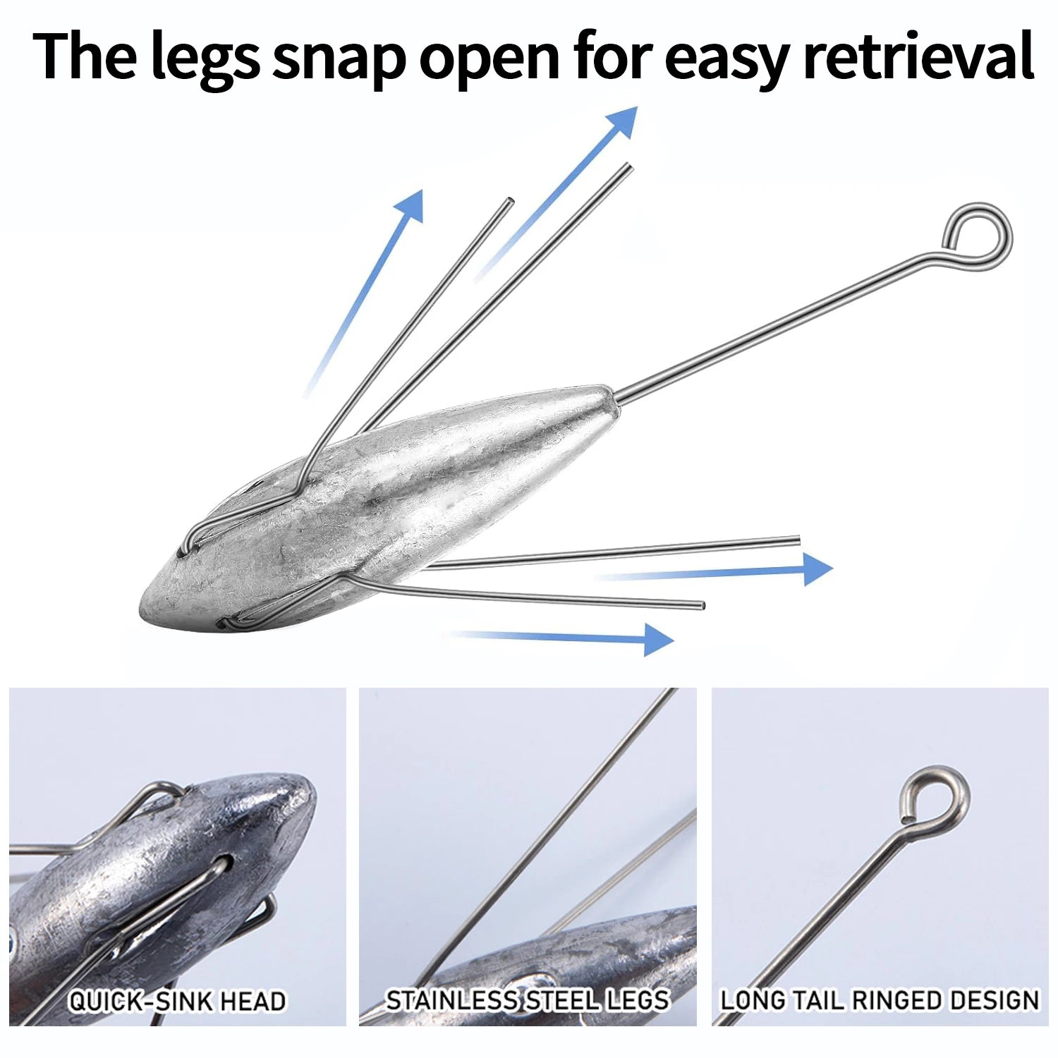 Sputnik sinker breakaway legs snapping open on retrieve