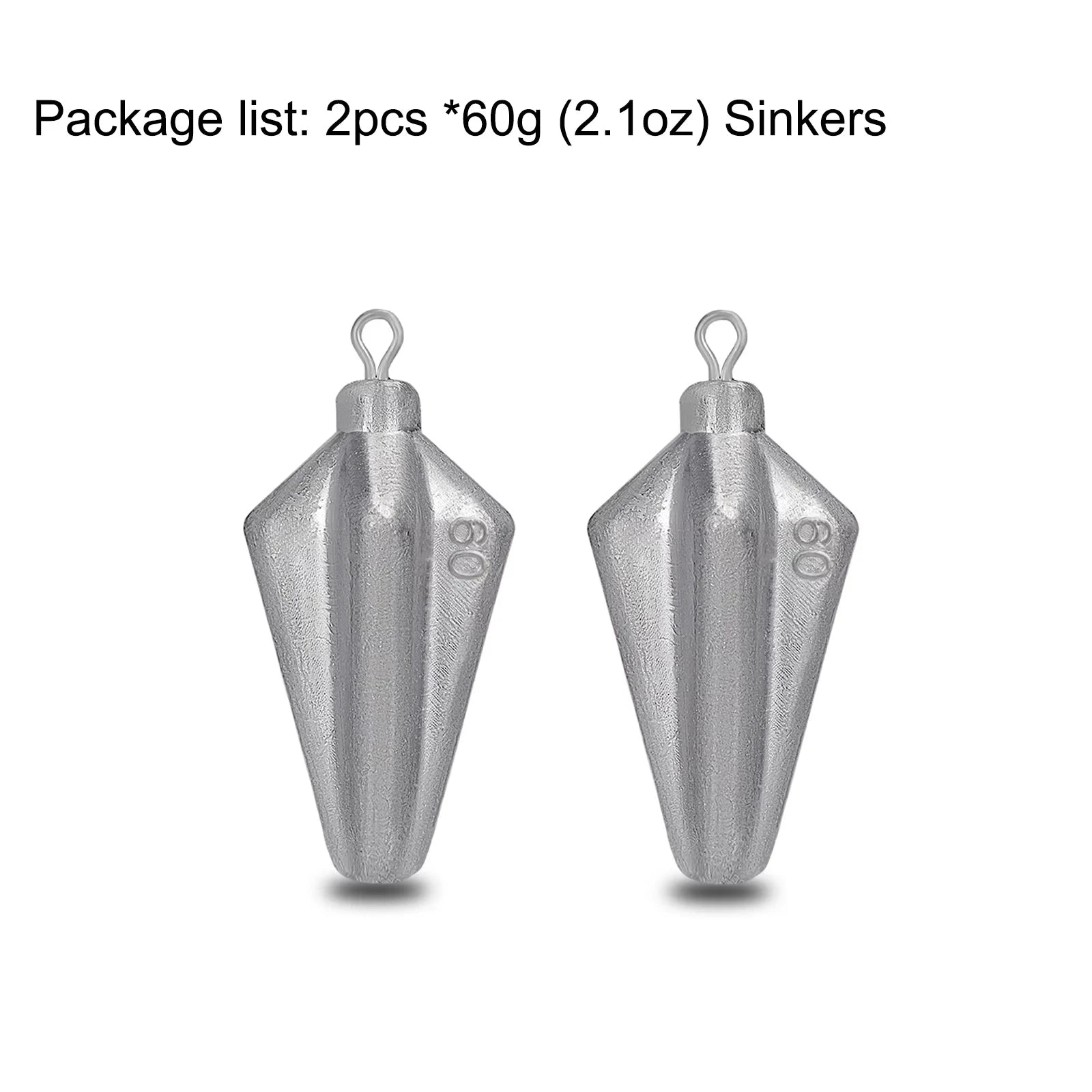 60g star surf sinkers two pieces pack