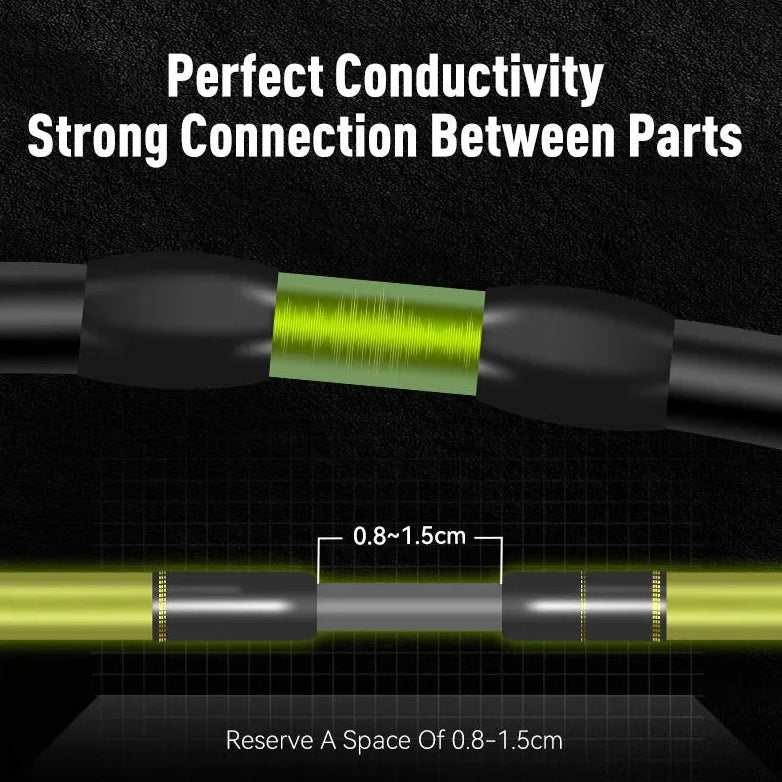 Strong connection and conductive design between STREAM KING rod sections