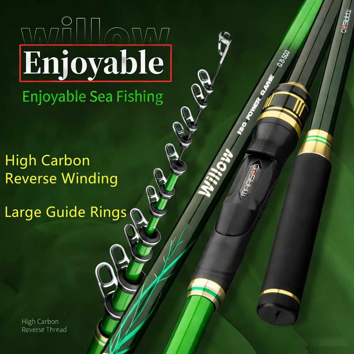 Telescopic fishing rod handle and reel seat with grip and locking section