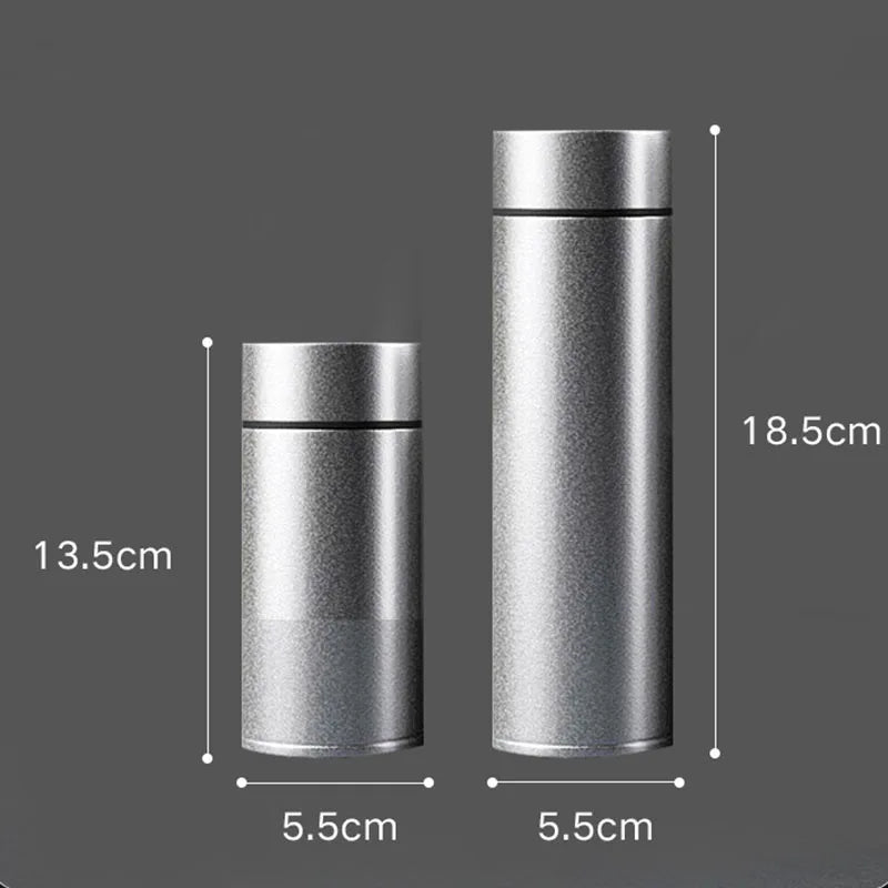 Titanium thermos cup size comparison 200ml 300ml 500ml