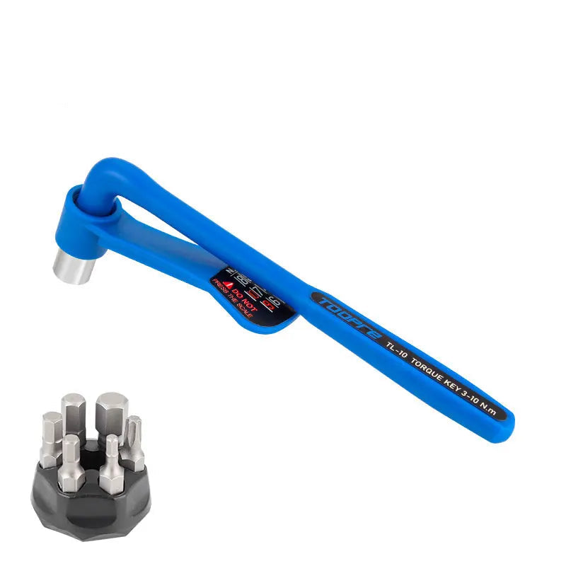 TOOPRE adjustable bicycle torque wrench with interchangeable hex bits