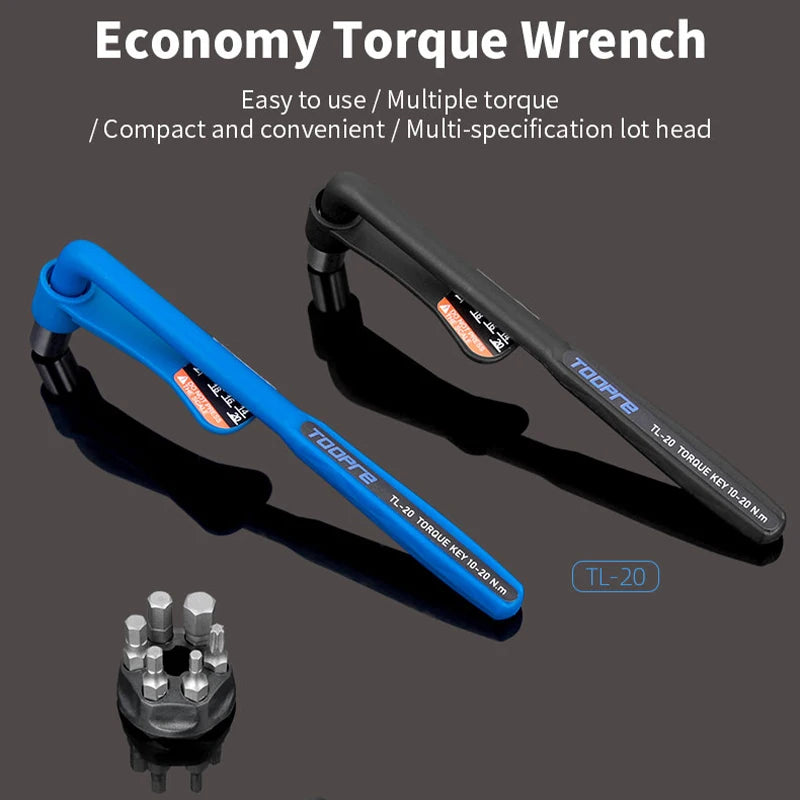TOOPRE economy bike torque wrench set with adjustable torque control