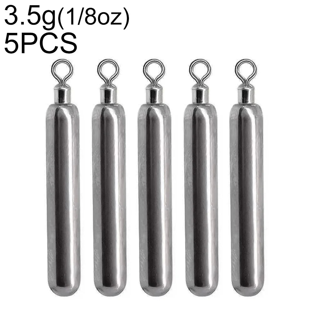 3.5 g tungsten drop shot sinker pack of five