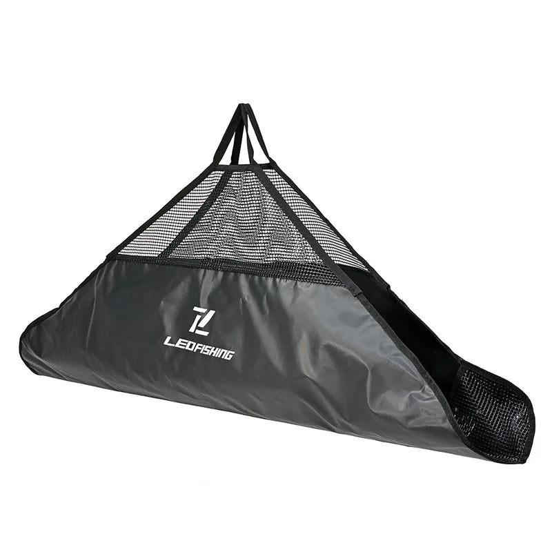 Foldable waterproof fish measuring bag for boat or kayak fishing