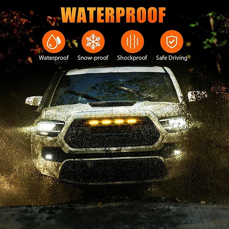 Waterproof off-road LED light kit showing brightness, water resistance, and durable design for outdoor use